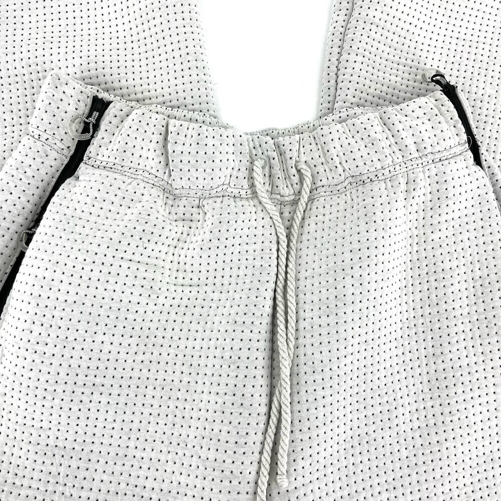 Nike City Women’s S Long Ready Light Bone/Black Wide Leg Fleece‎ Pants - Picture 7 of 14